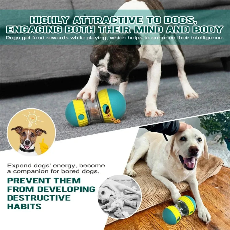 Jugete para mascota Pelota Interactiva con Dispensador de Comida