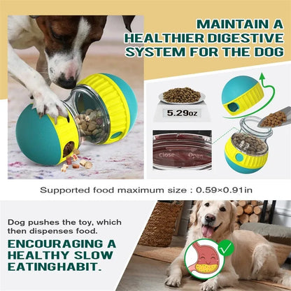 Jugete para mascota Pelota Interactiva con Dispensador de Comida